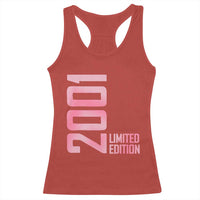 Vintage 25th Birthday Limited Edition 2001 Gift Racerback Tank Top