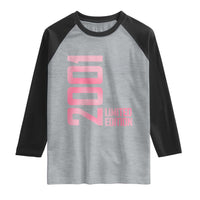 Vintage 25th Birthday Limited Edition 2001 Gift Raglan Shirt