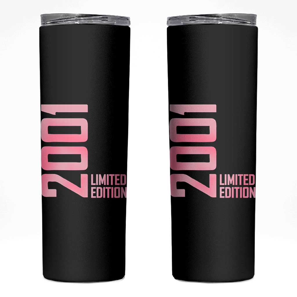 Vintage 25th Birthday Limited Edition 2001 Gift Skinny Tumbler