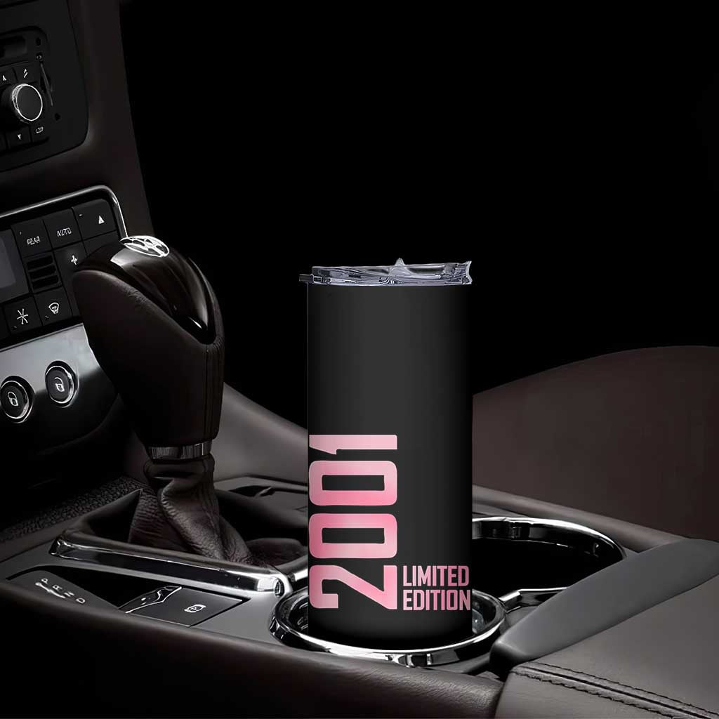 Vintage 25th Birthday Limited Edition 2001 Gift Skinny Tumbler