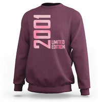 Vintage 25th Birthday Limited Edition 2001 Gift Sweatshirt