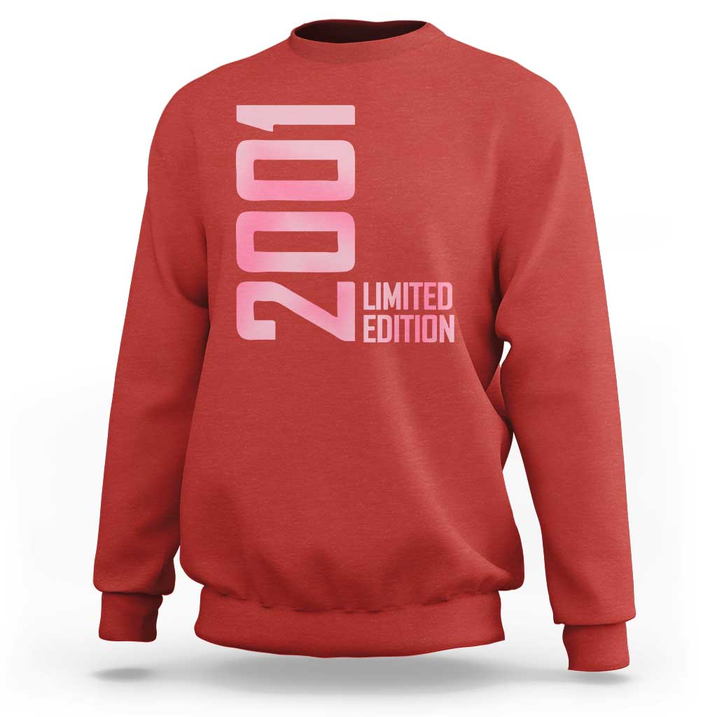 Vintage 25th Birthday Limited Edition 2001 Gift Sweatshirt