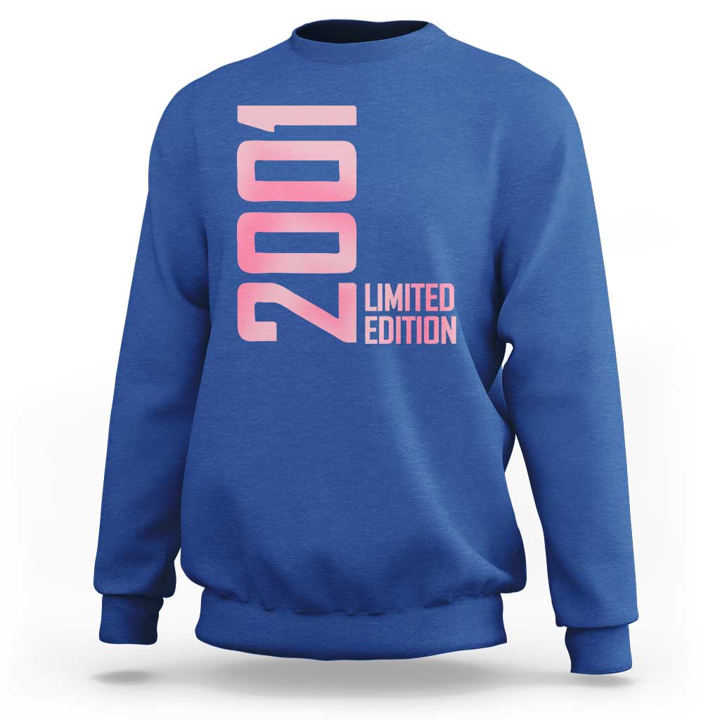 Vintage 25th Birthday Limited Edition 2001 Gift Sweatshirt