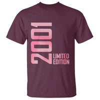 Vintage 25th Birthday Limited Edition 2001 Gift T Shirt