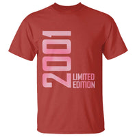 Vintage 25th Birthday Limited Edition 2001 Gift T Shirt