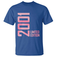 Vintage 25th Birthday Limited Edition 2001 Gift T Shirt
