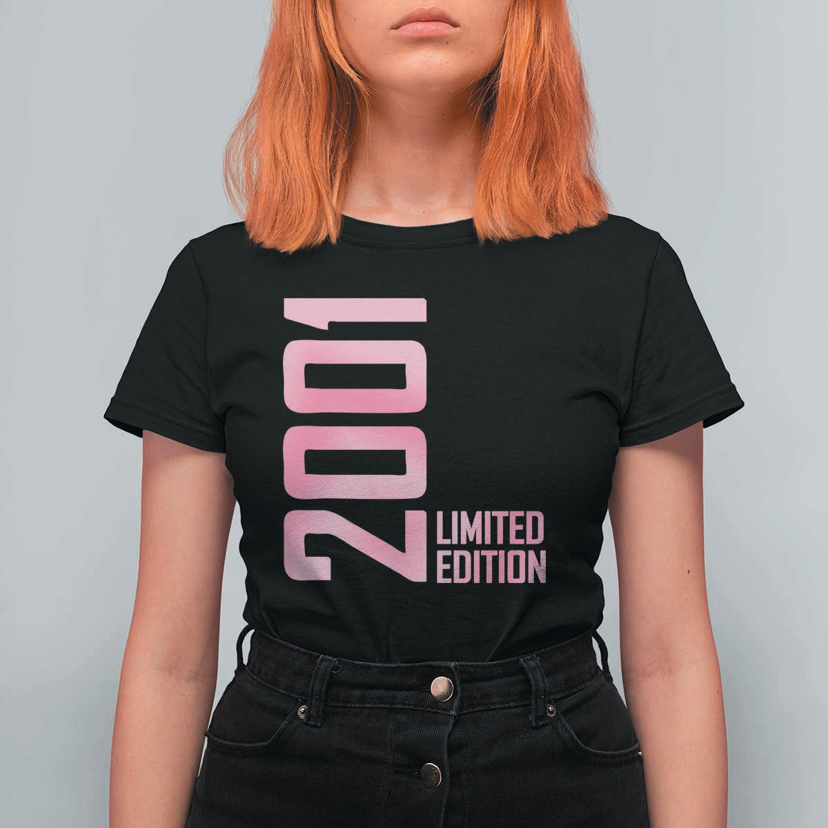 Vintage 25th Birthday Limited Edition 2001 Gift T Shirt For Women