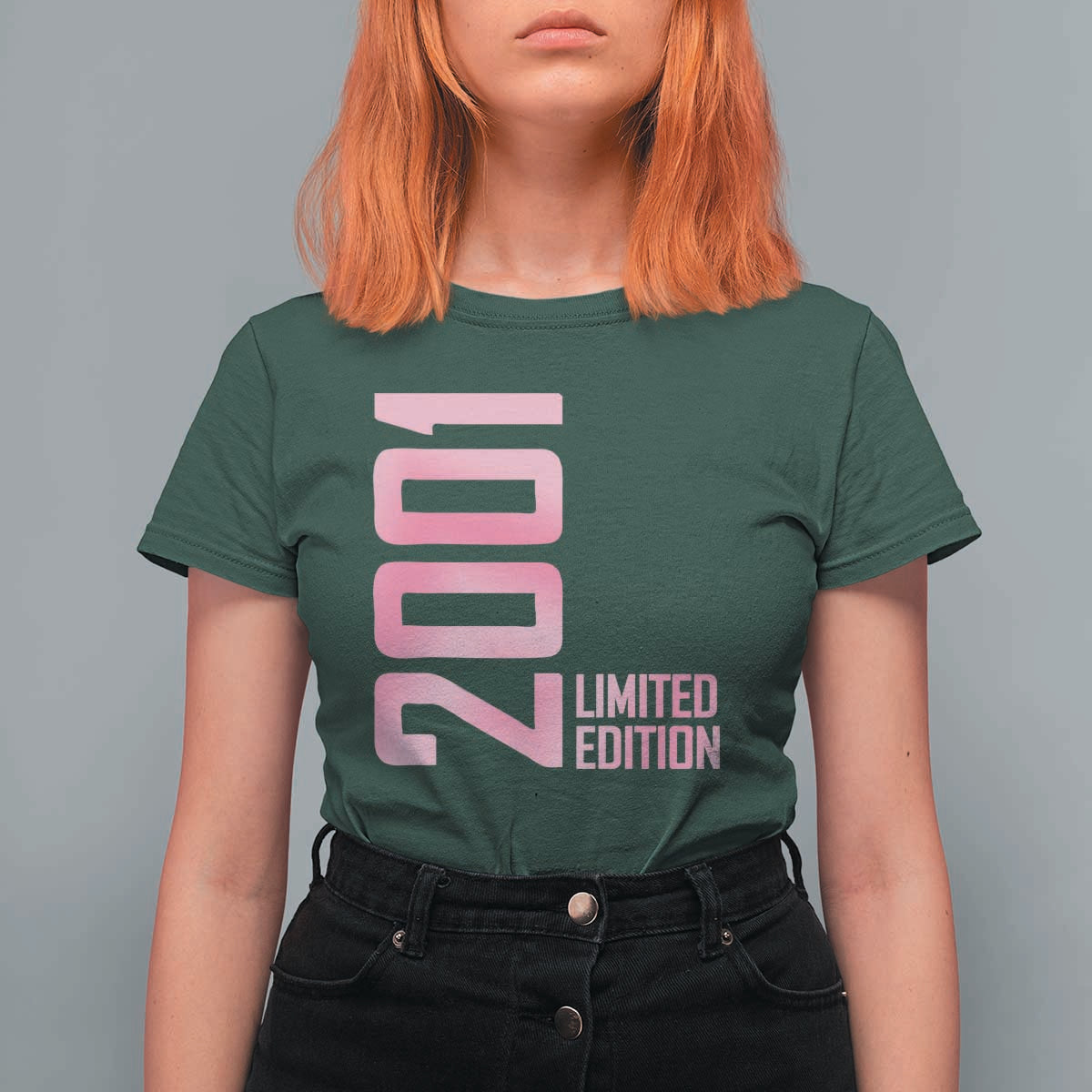 Vintage 25th Birthday Limited Edition 2001 Gift T Shirt For Women