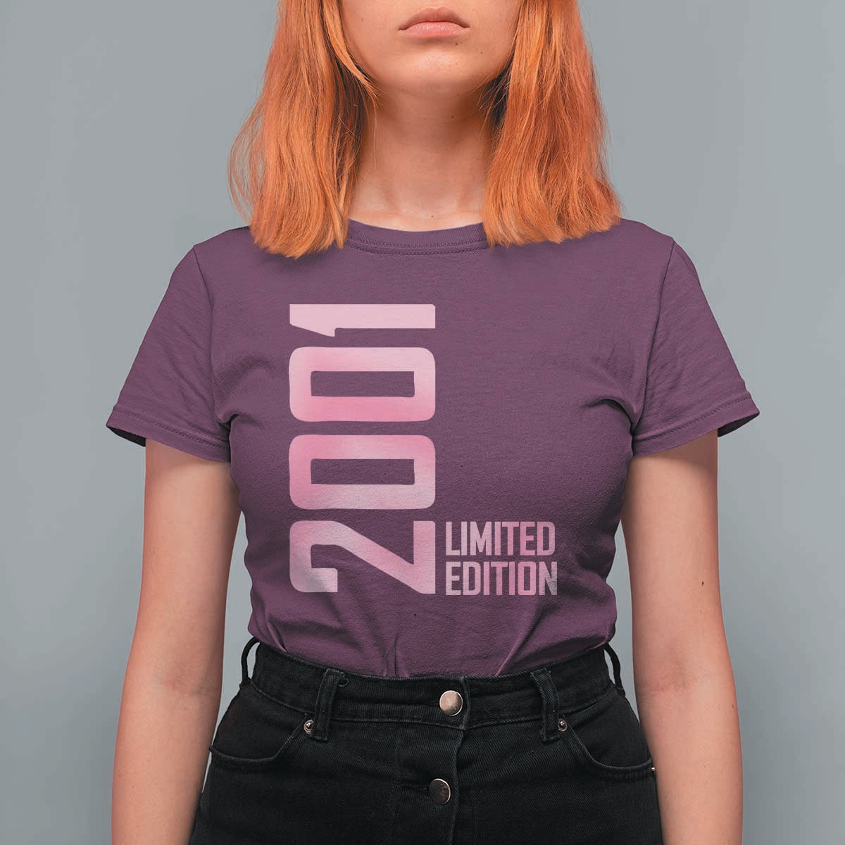 Vintage 25th Birthday Limited Edition 2001 Gift T Shirt For Women