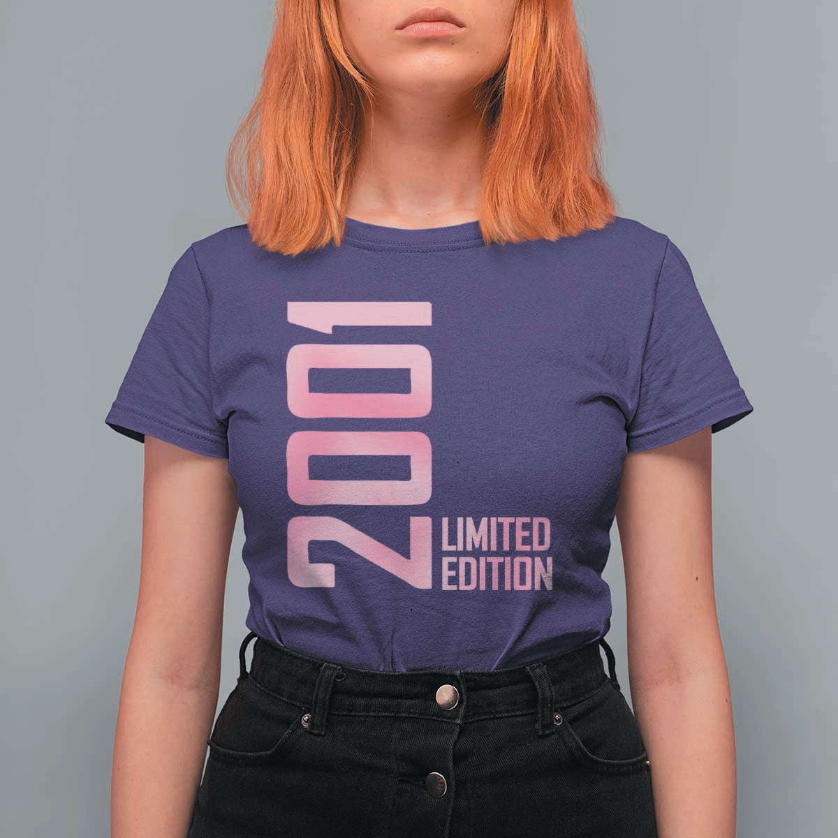 Vintage 25th Birthday Limited Edition 2001 Gift T Shirt For Women