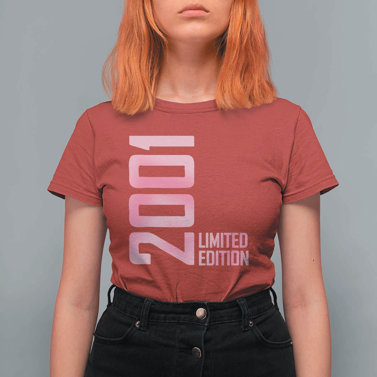 Vintage 25th Birthday Limited Edition 2001 Gift T Shirt For Women