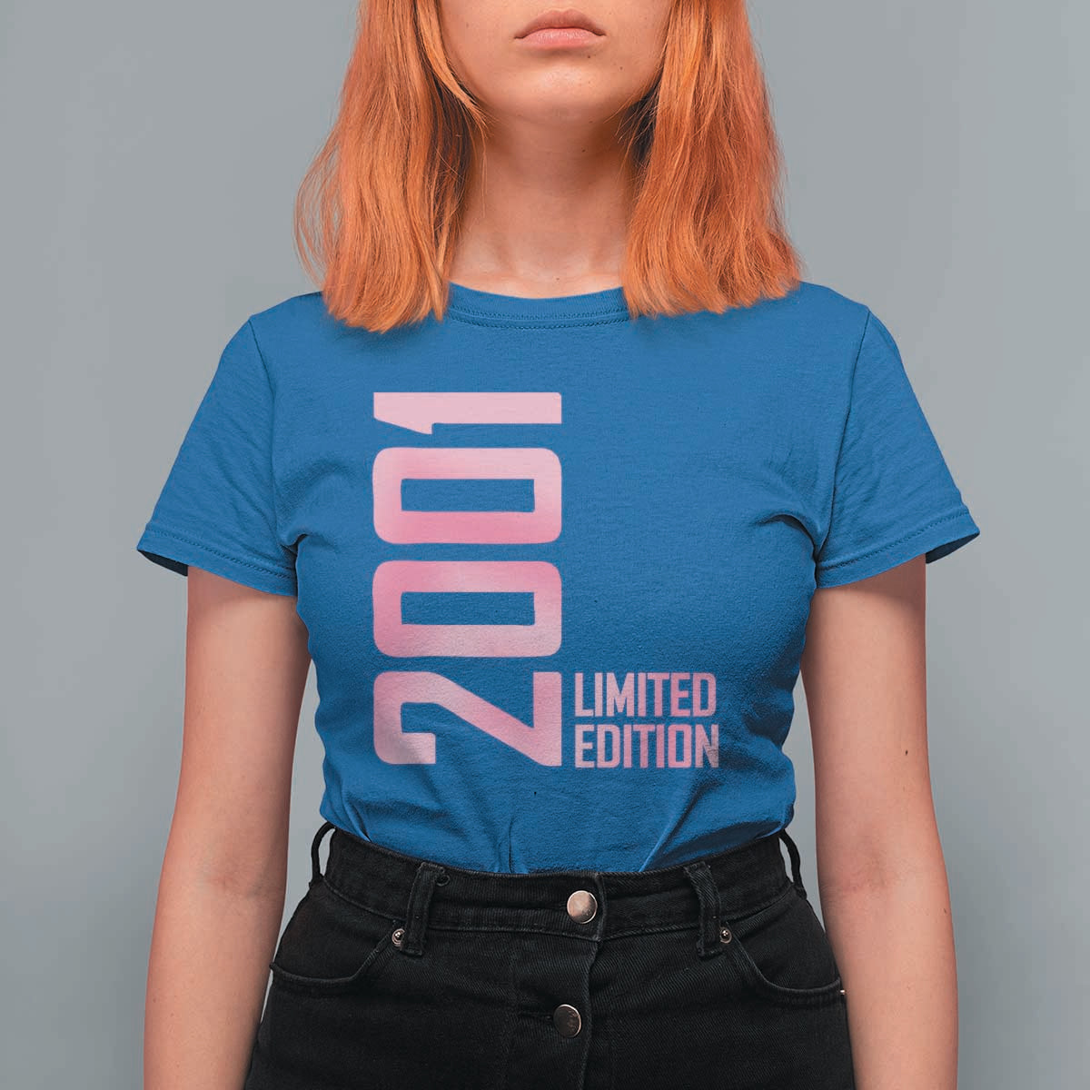 Vintage 25th Birthday Limited Edition 2001 Gift T Shirt For Women