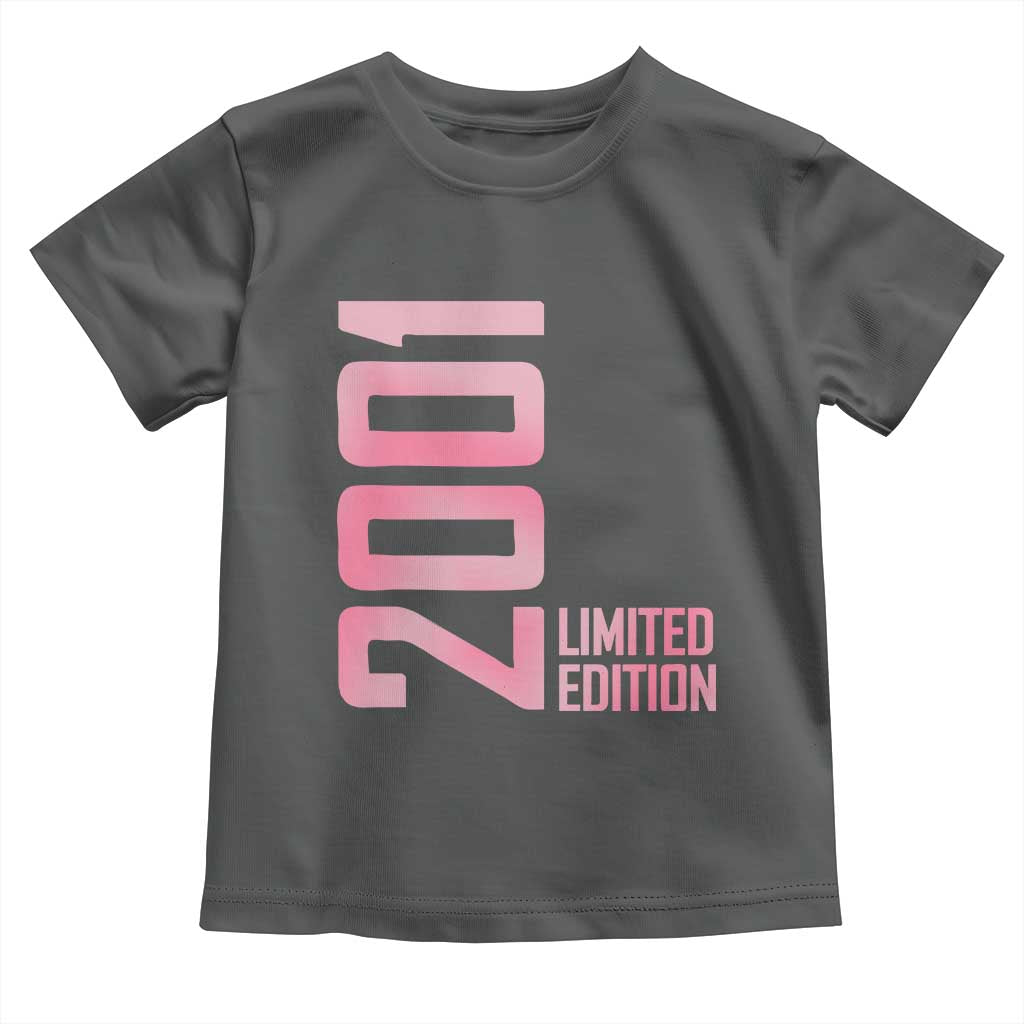 Vintage 25th Birthday Limited Edition 2001 Gift Toddler T Shirt