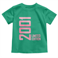 Vintage 25th Birthday Limited Edition 2001 Gift Toddler T Shirt
