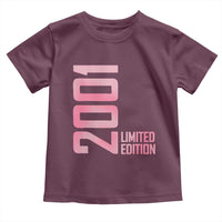 Vintage 25th Birthday Limited Edition 2001 Gift Toddler T Shirt