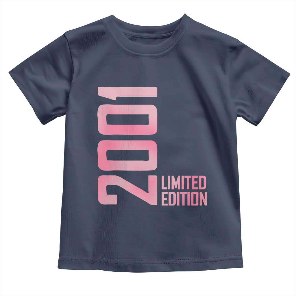 Vintage 25th Birthday Limited Edition 2001 Gift Toddler T Shirt