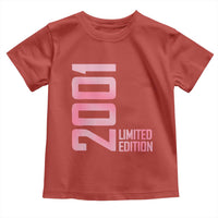 Vintage 25th Birthday Limited Edition 2001 Gift Toddler T Shirt
