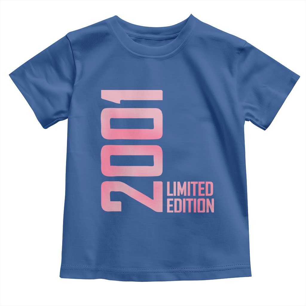 Vintage 25th Birthday Limited Edition 2001 Gift Toddler T Shirt