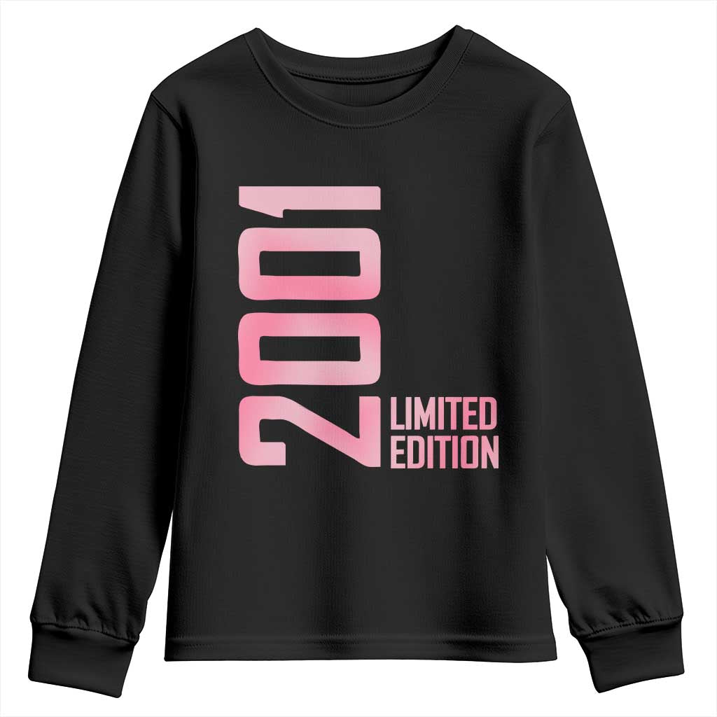 Vintage 25th Birthday Limited Edition 2001 Gift Youth Sweatshirt
