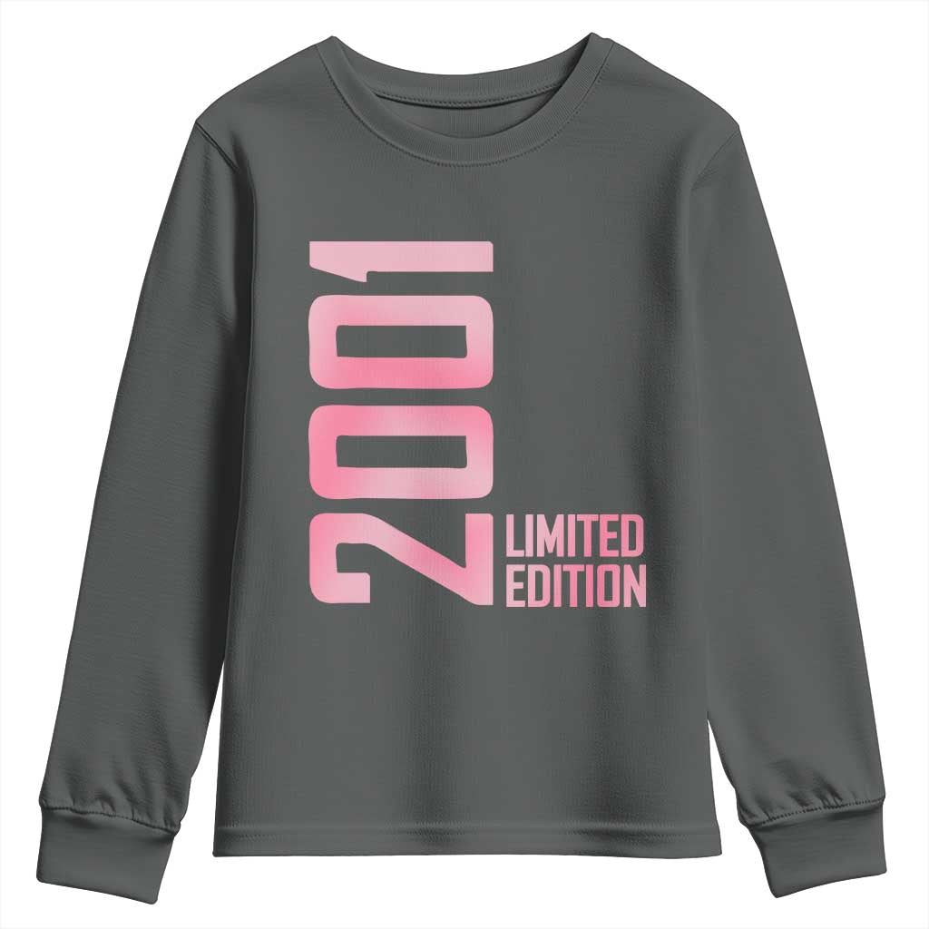 Vintage 25th Birthday Limited Edition 2001 Gift Youth Sweatshirt