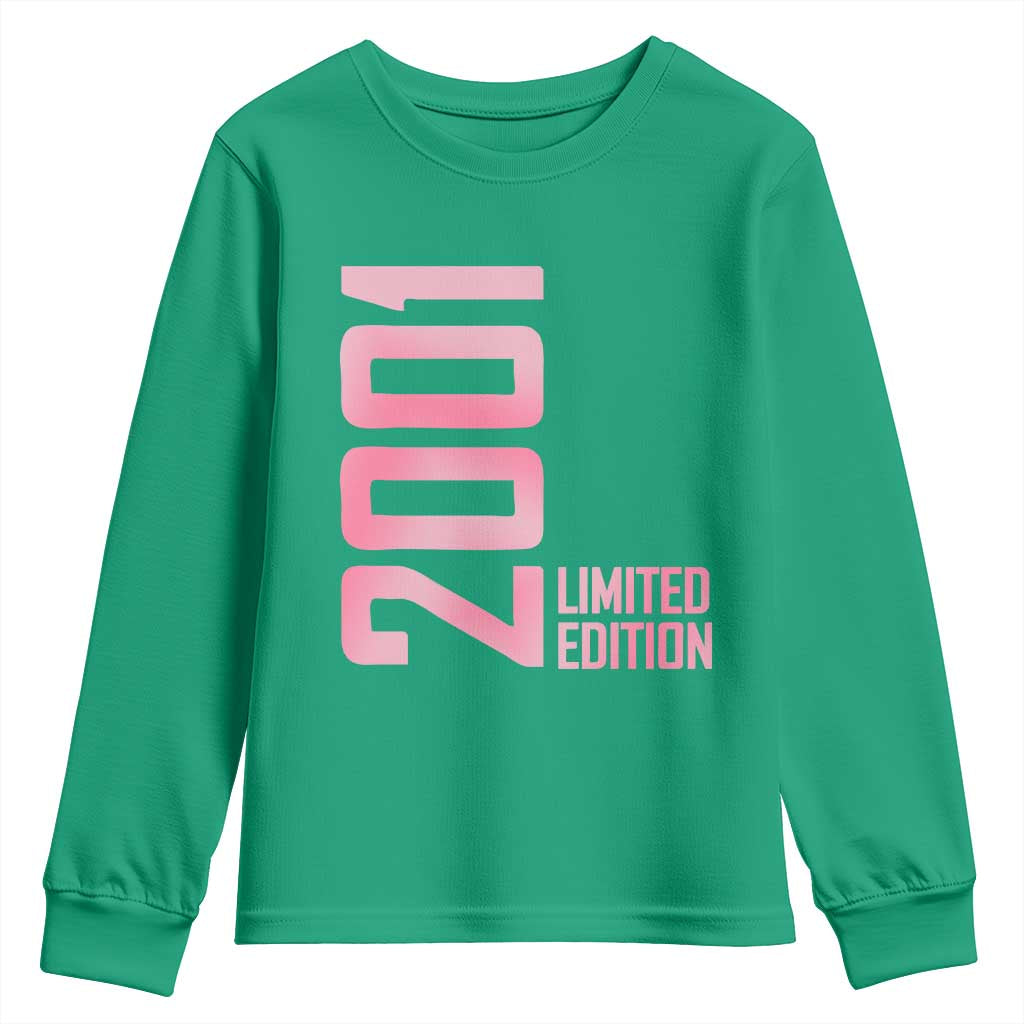 Vintage 25th Birthday Limited Edition 2001 Gift Youth Sweatshirt