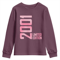 Vintage 25th Birthday Limited Edition 2001 Gift Youth Sweatshirt