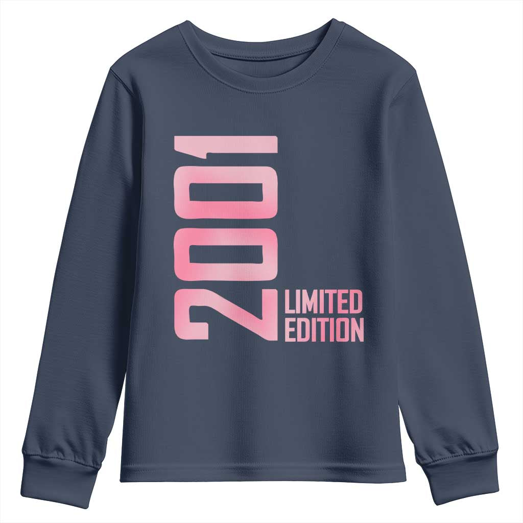Vintage 25th Birthday Limited Edition 2001 Gift Youth Sweatshirt