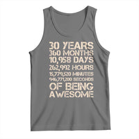 Vintage 30th Birthday Gift Tank Top 30 Years Of Being Awesome