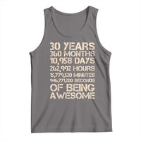 Vintage 30th Birthday Gift Tank Top 30 Years Of Being Awesome