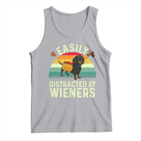 Easily Distracted By Wieners Tank Top Funny Dachshund Dog In A Hot Dog Costume - Wonder Print Shop