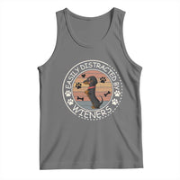 Easily Distracted By Wieners Tank Top Dachshund Dog Lover Retro Sunset - Wonder Print Shop