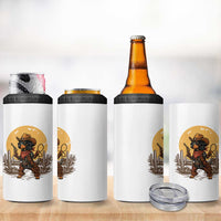Funny Dachshund Cowboy 4 in 1 Can Cooler Tumbler Western Wiener Dog