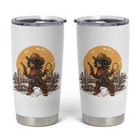 Funny Dachshund Cowboy Tumbler Cup Western Wiener Dog