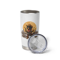 Funny Dachshund Cowboy Tumbler Cup Western Wiener Dog