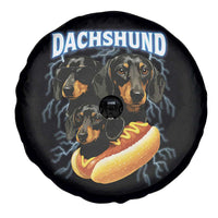 Dog Meme Spare Tire Cover Funny Dachshund Dog In A Hot Dog Costume - Wonder Print Shop