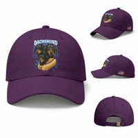 Dog Meme Baseball Cap Funny Dachshund Dog In A Hot Dog Costume