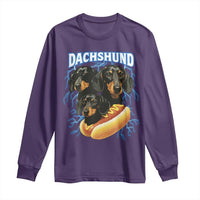 Dog Meme Long Sleeve Shirt Funny Dachshund Dog In A Hot Dog Costume - Wonder Print Shop