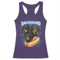 Dog Meme Racerback Tank Top Funny Dachshund Dog In A Hot Dog Costume - Wonder Print Shop