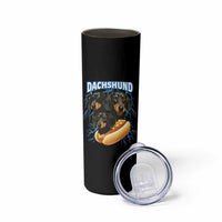 Dog Meme Skinny Tumbler Funny Dachshund Dog In A Hot Dog Costume