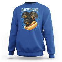 Dog Meme Sweatshirt Funny Dachshund Dog In A Hot Dog Costume - Wonder Print Shop