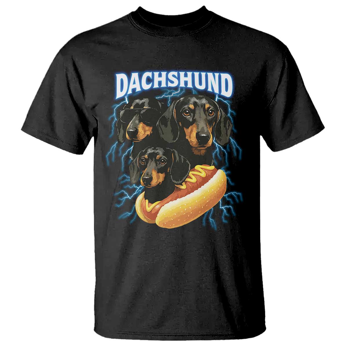 Dog Meme T Shirt Funny Dachshund Dog In A Hot Dog Costume - Wonder Print Shop