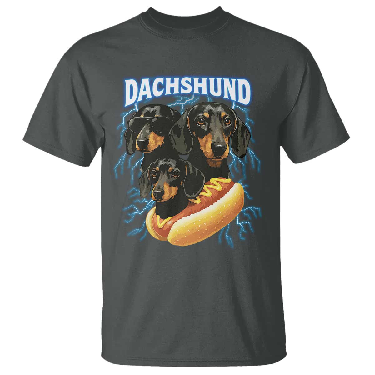 Dog Meme T Shirt Funny Dachshund Dog In A Hot Dog Costume - Wonder Print Shop