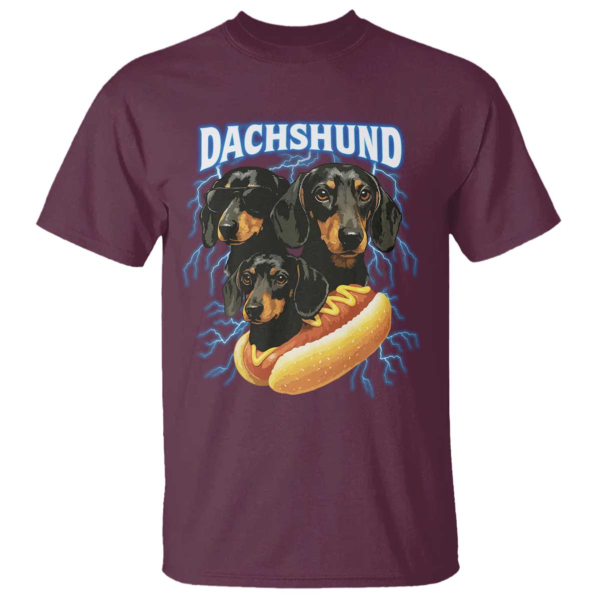 Dog Meme T Shirt Funny Dachshund Dog In A Hot Dog Costume - Wonder Print Shop