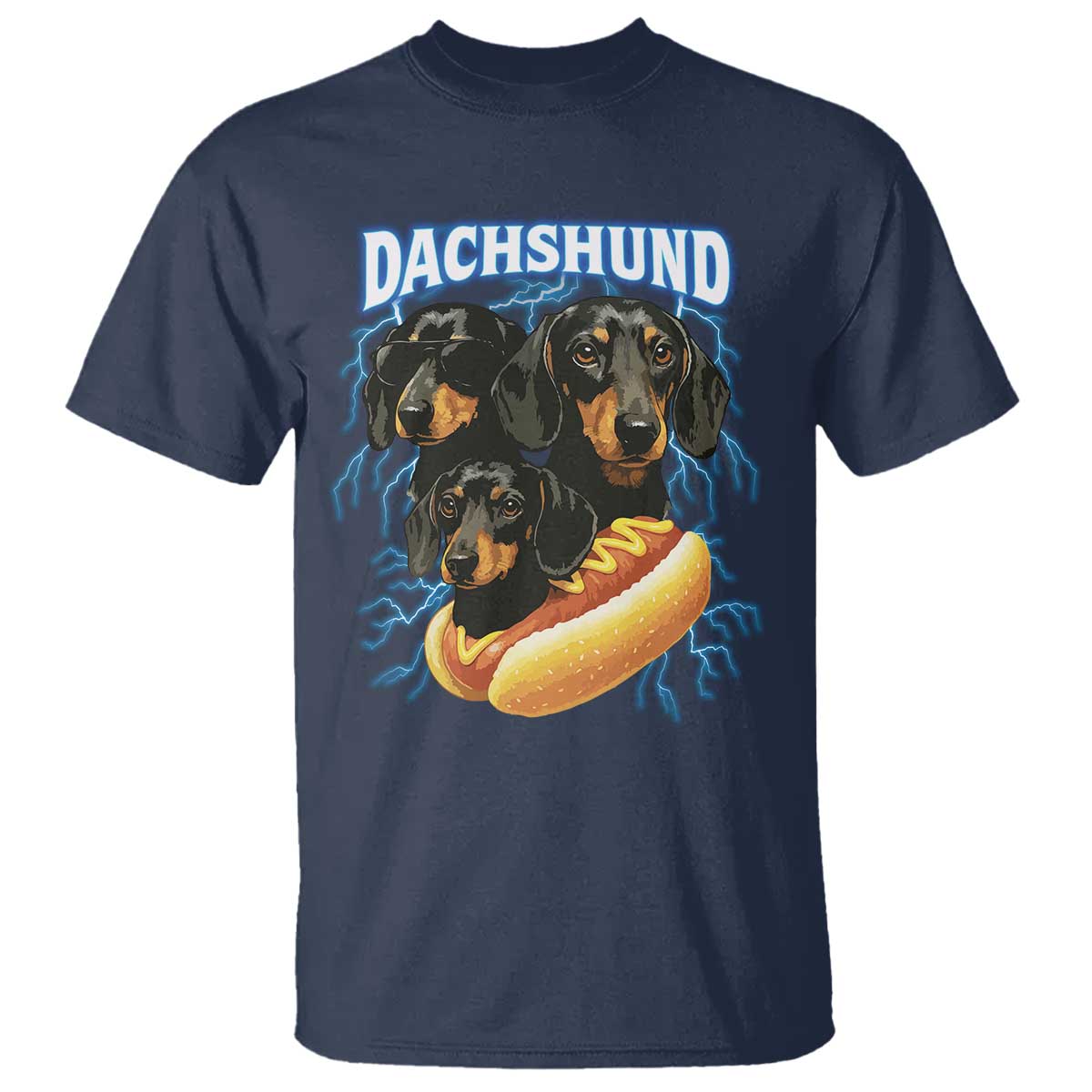 Dog Meme T Shirt Funny Dachshund Dog In A Hot Dog Costume - Wonder Print Shop