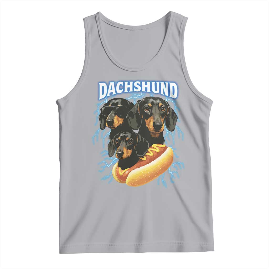 Dog Meme Tank Top Funny Dachshund Dog In A Hot Dog Costume - Wonder Print Shop