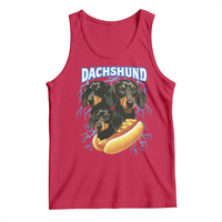 Dog Meme Tank Top Funny Dachshund Dog In A Hot Dog Costume - Wonder Print Shop