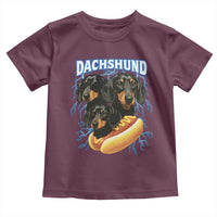 Dog Meme Toddler T Shirt Funny Dachshund Dog In A Hot Dog Costume - Wonder Print Shop