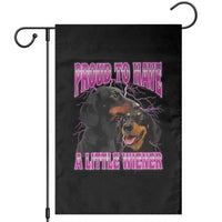 Funny Dachshund Dog Meme Garden Flag Proud To Have A Little Wiener - Wonder Print Shop