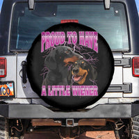 Funny Dachshund Dog Meme Spare Tire Cover Proud To Have A Little Wiener - Wonder Print Shop