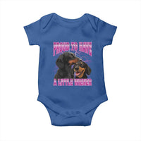 Funny Dachshund Dog Meme Baby Onesie Proud To Have A Little Wiener - Wonder Print Shop